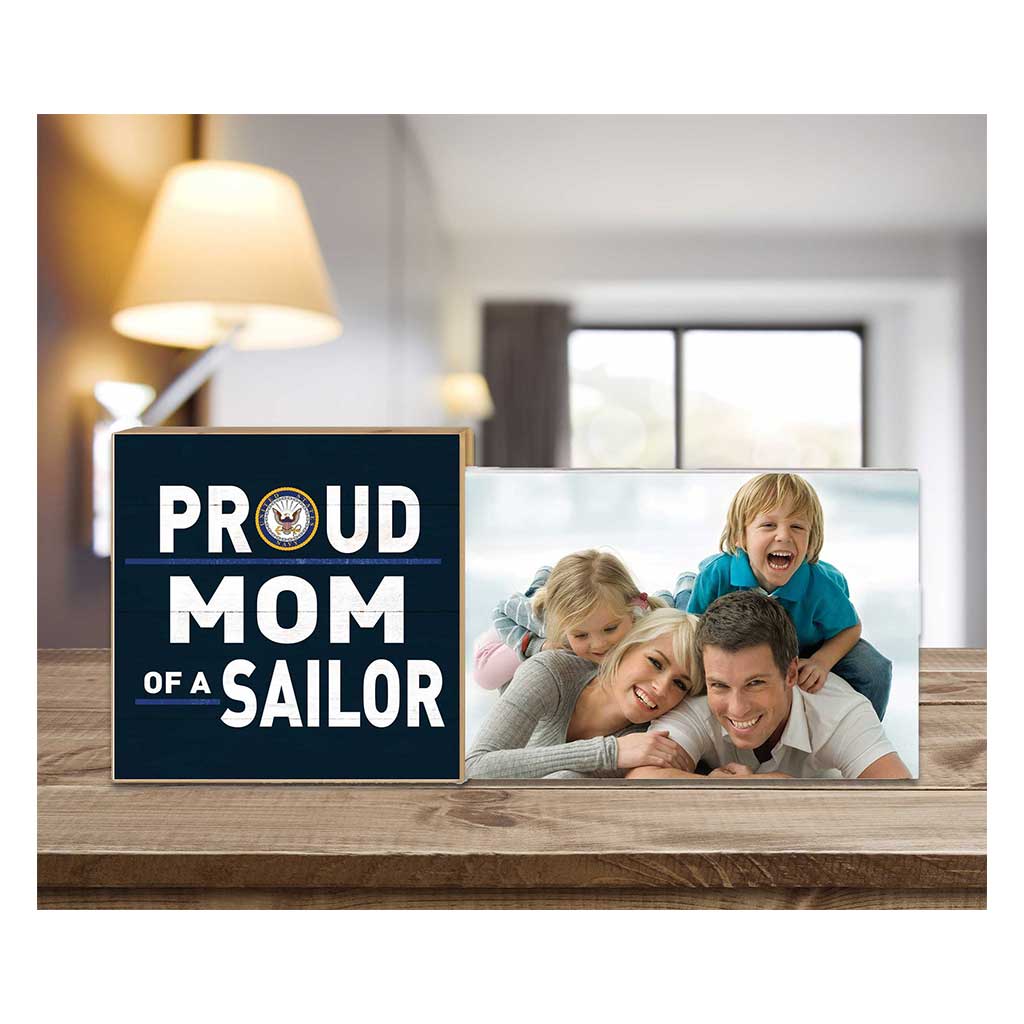 Floating Picture Frame Military Proud Mom Navy