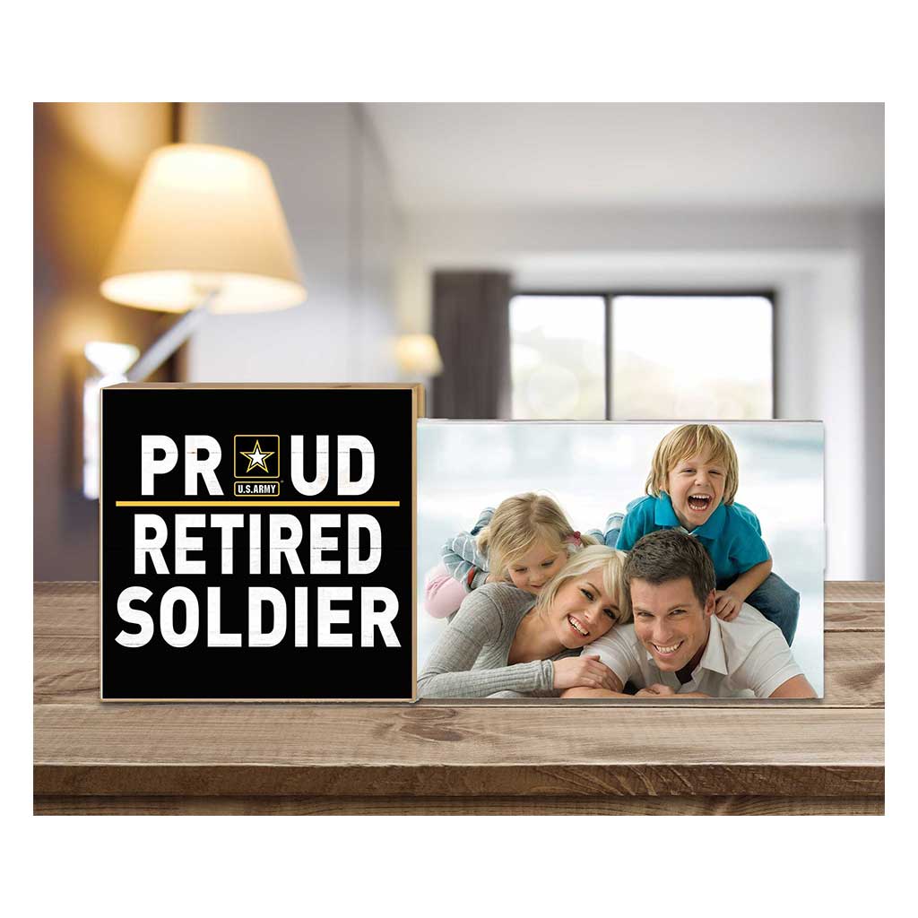 Floating Picture Frame Military Retired Army