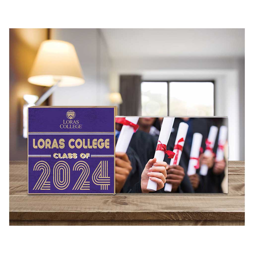Floating Picture Frame Class of Grad Loras College Duhawks