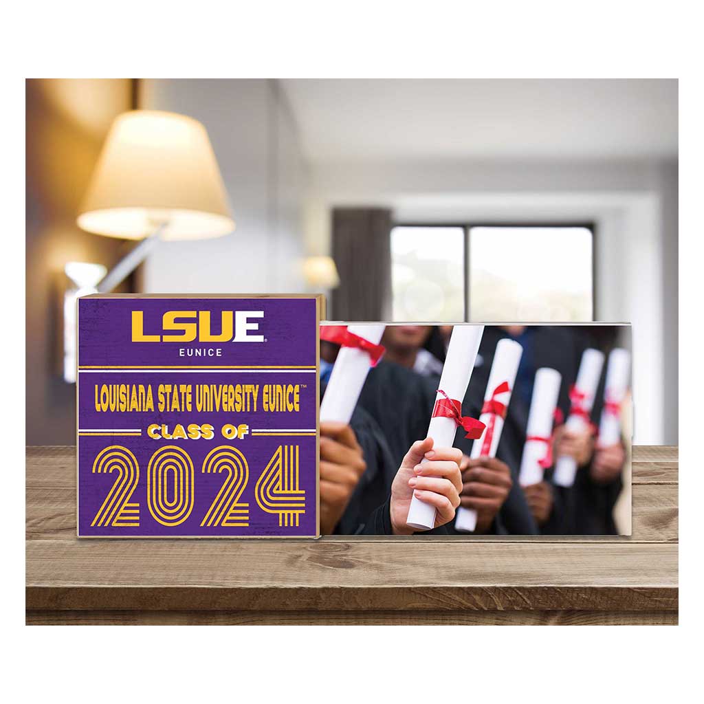 Floating Picture Frame Class of Grad LSU Eunice Bengals