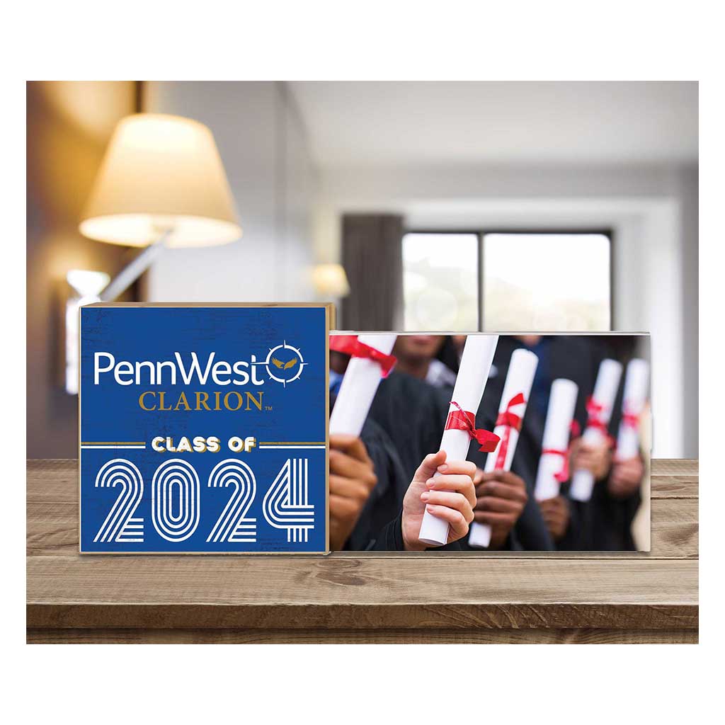 Floating Picture Frame Class of Grad PennWest Clarion Eagles