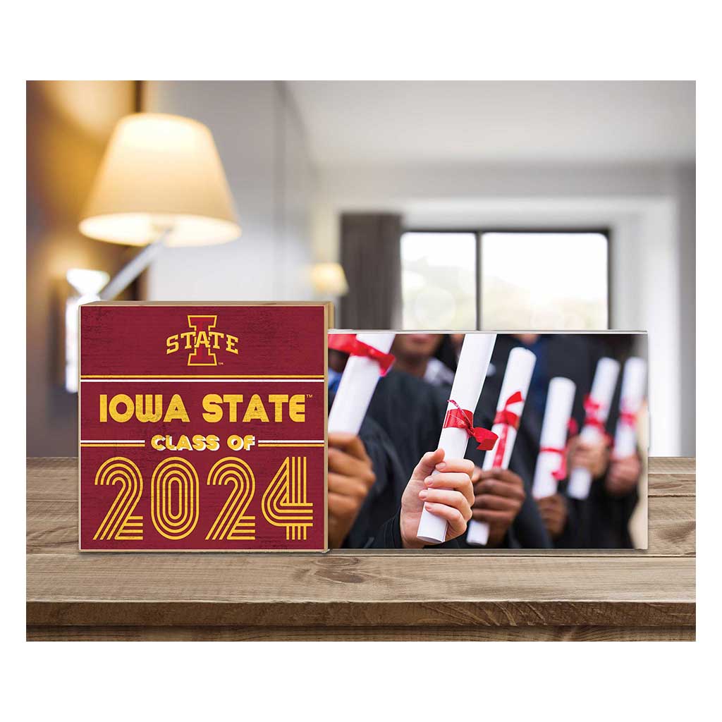 Floating Picture Frame Class of Grad Iowa State Cyclones