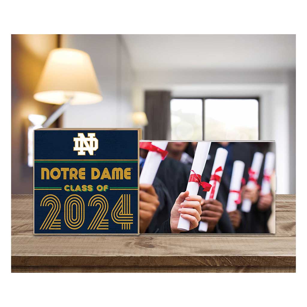 Floating Picture Frame Class of Grad Notre Dame Fighting Irish