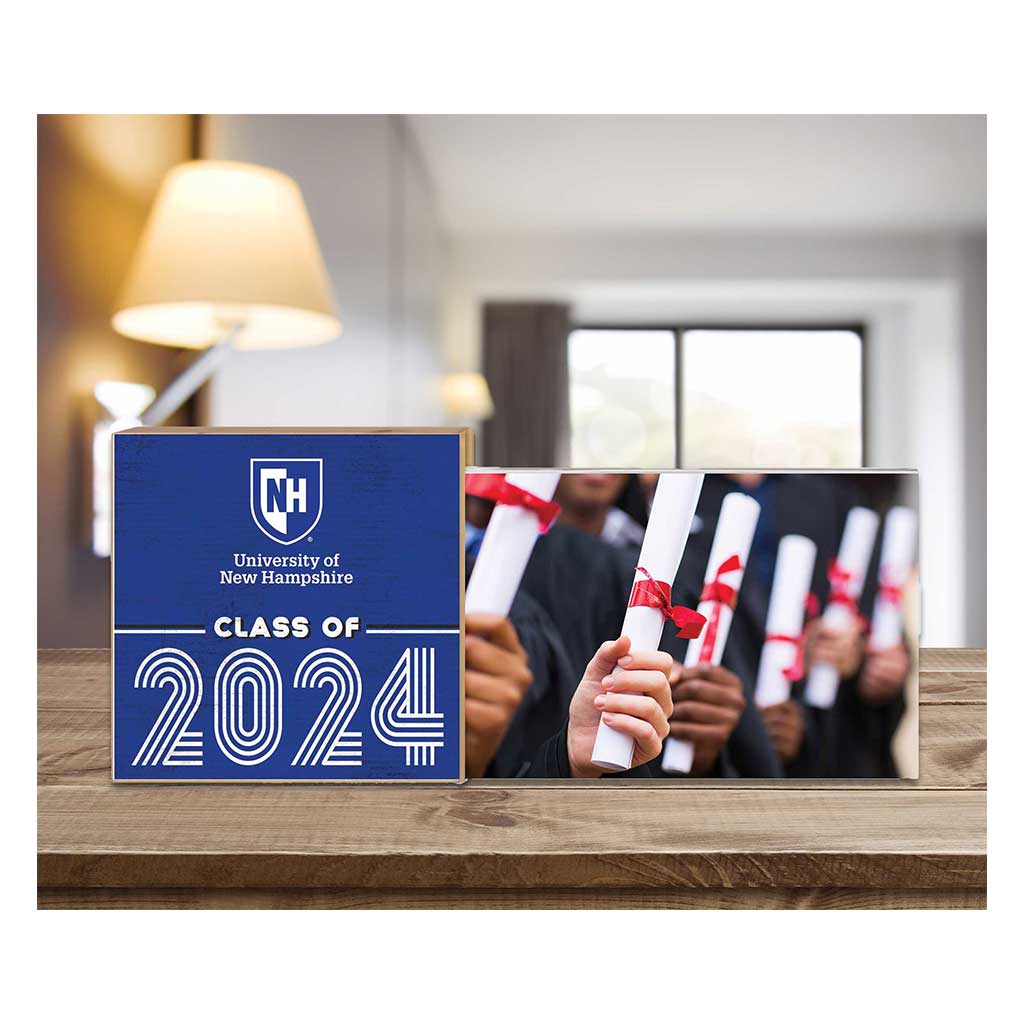 Floating Picture Frame Class of Grad University of New Hampshire Wildcats