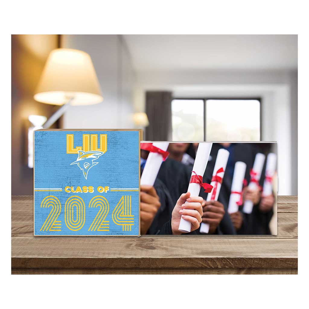 Floating Picture Frame Class of Grad Long Island University Sharks