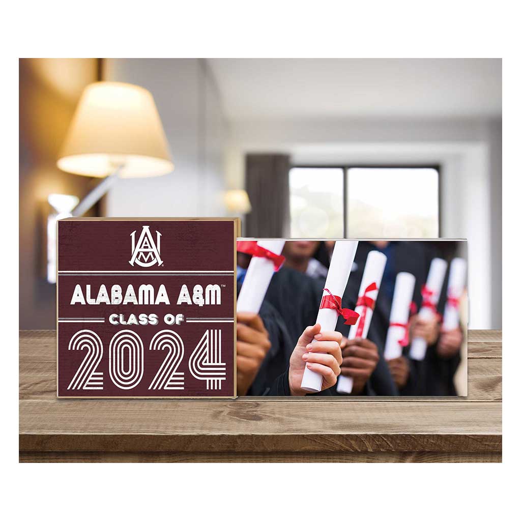 Floating Picture Frame Class of Grad Alabama A&M Bulldogs