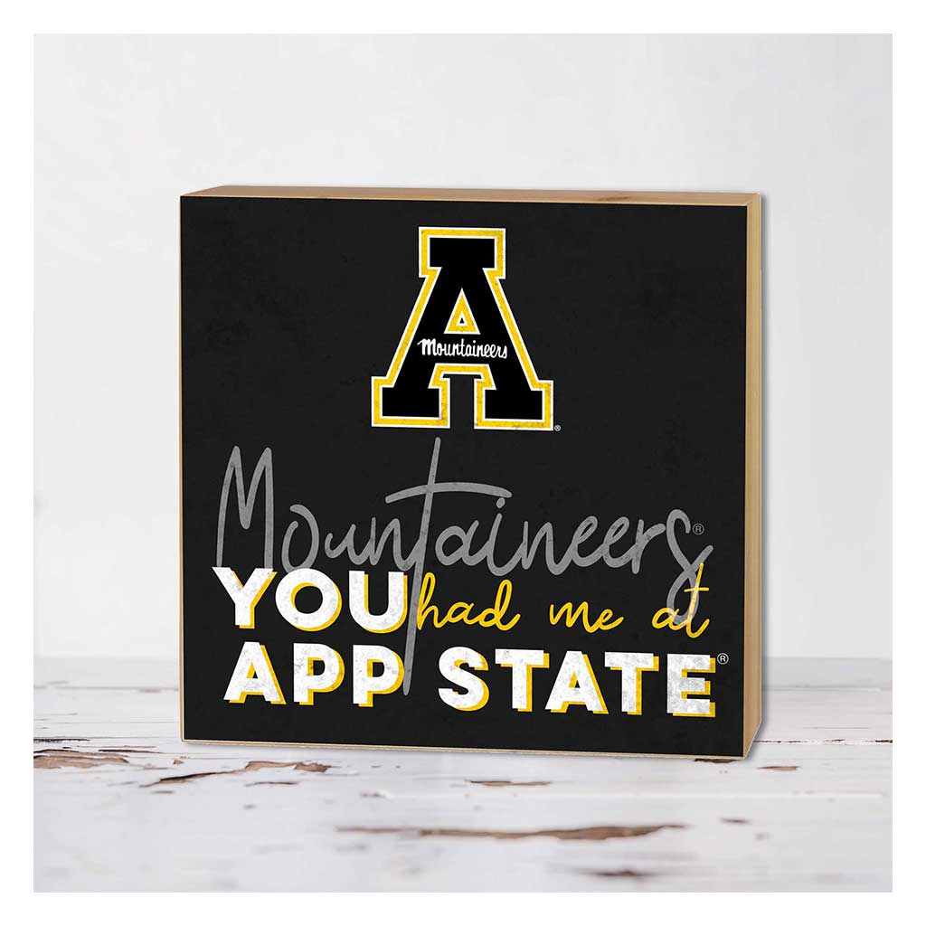 5x5 Block You Had Me at Appalachian State Mountaineers