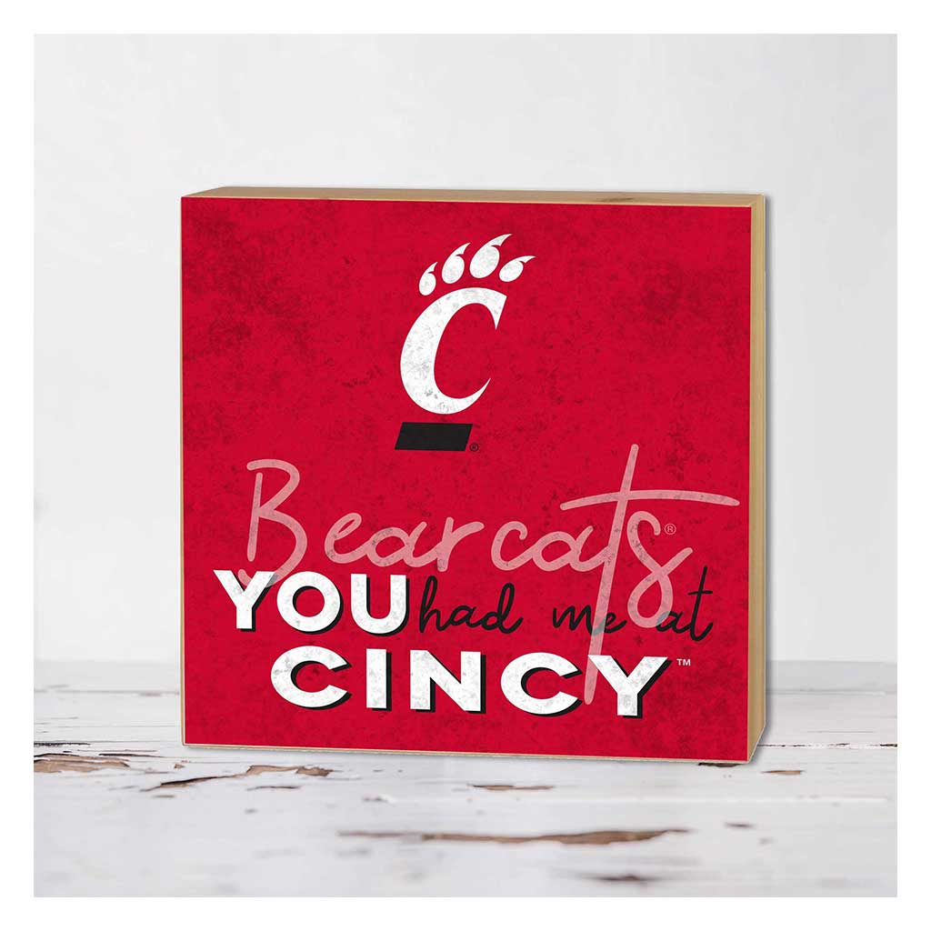 5x5 Block You Had Me at Cincinnati Bearcats