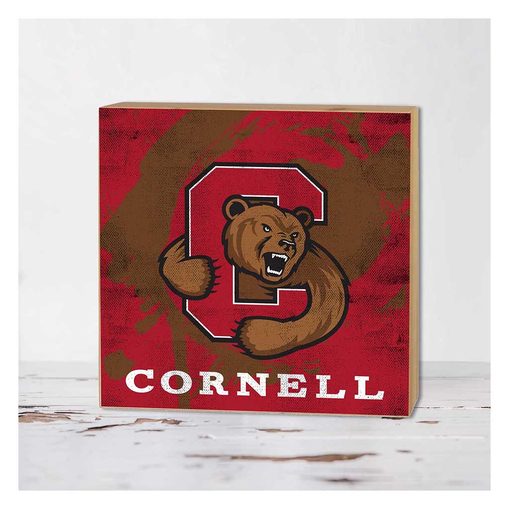 5x5 Block Color Splash Cornell Big Red