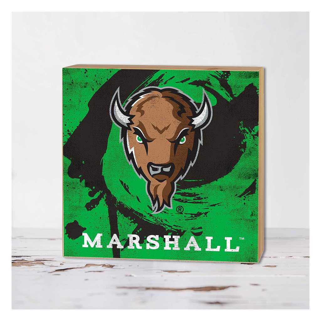 5x5 Block Color Splash Marshall Thundering Herd