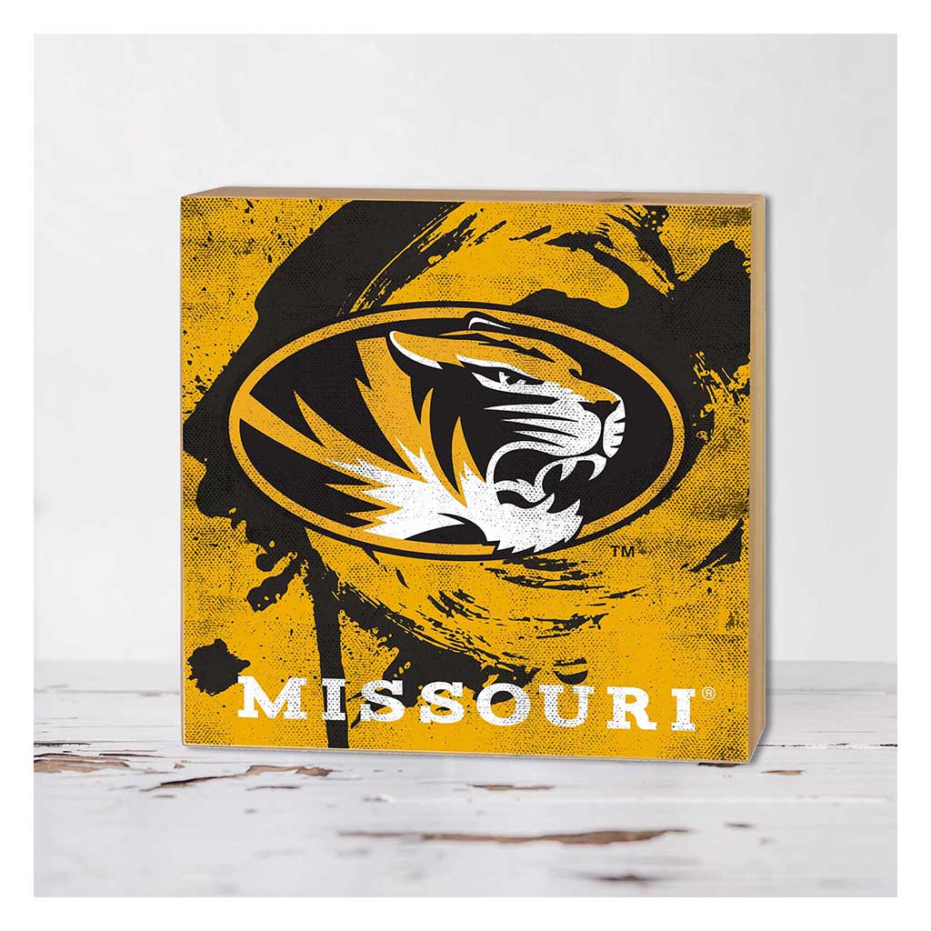 5x5 Block Color Splash Missouri Tigers