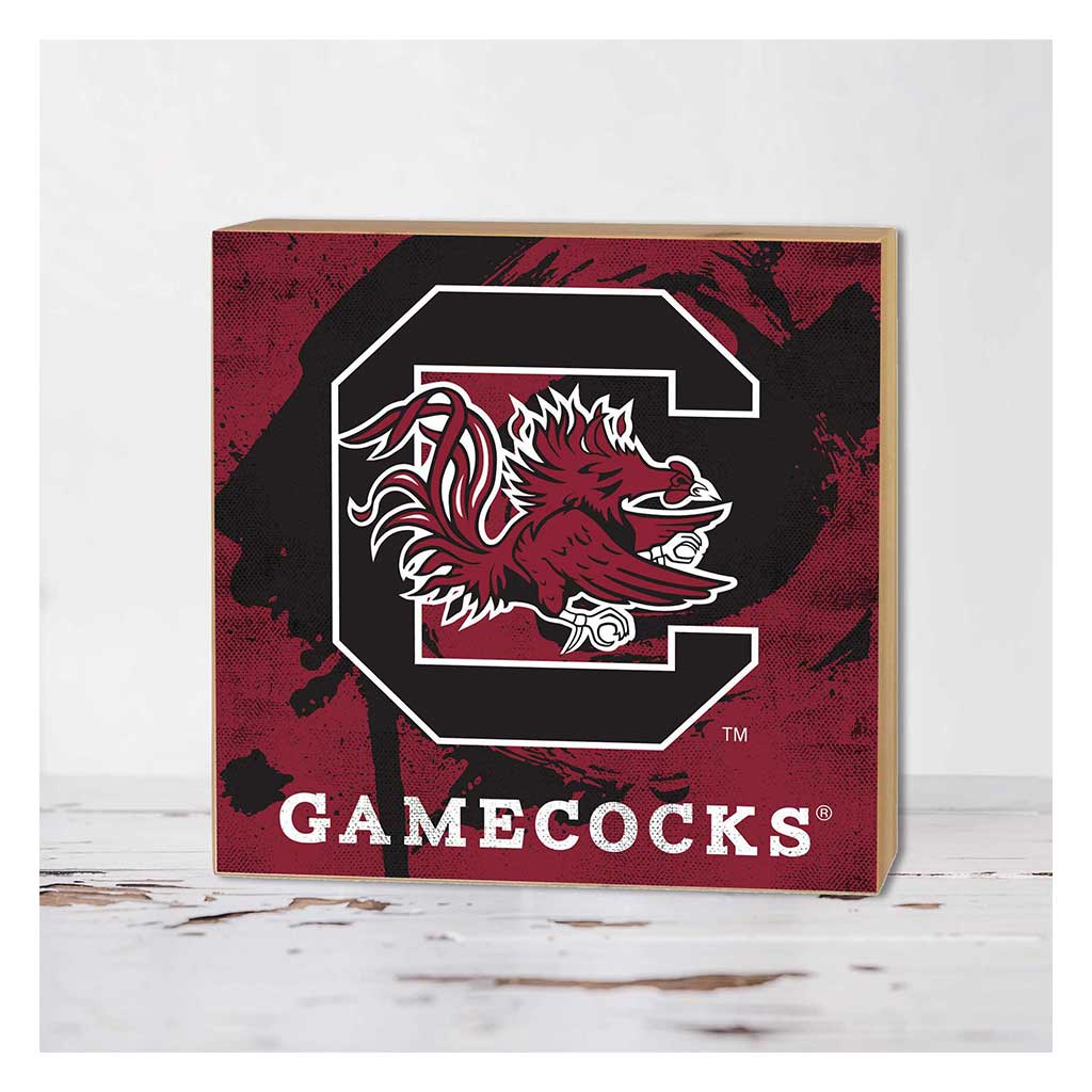 5x5 Block Color Splash South Carolina Gamecocks