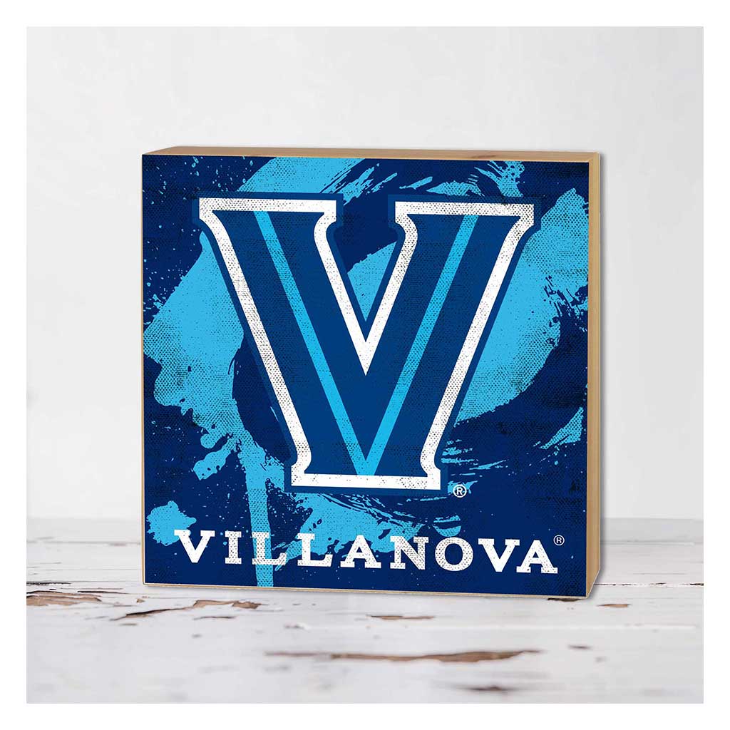5x5 Block Color Splash Villanova Wildcats