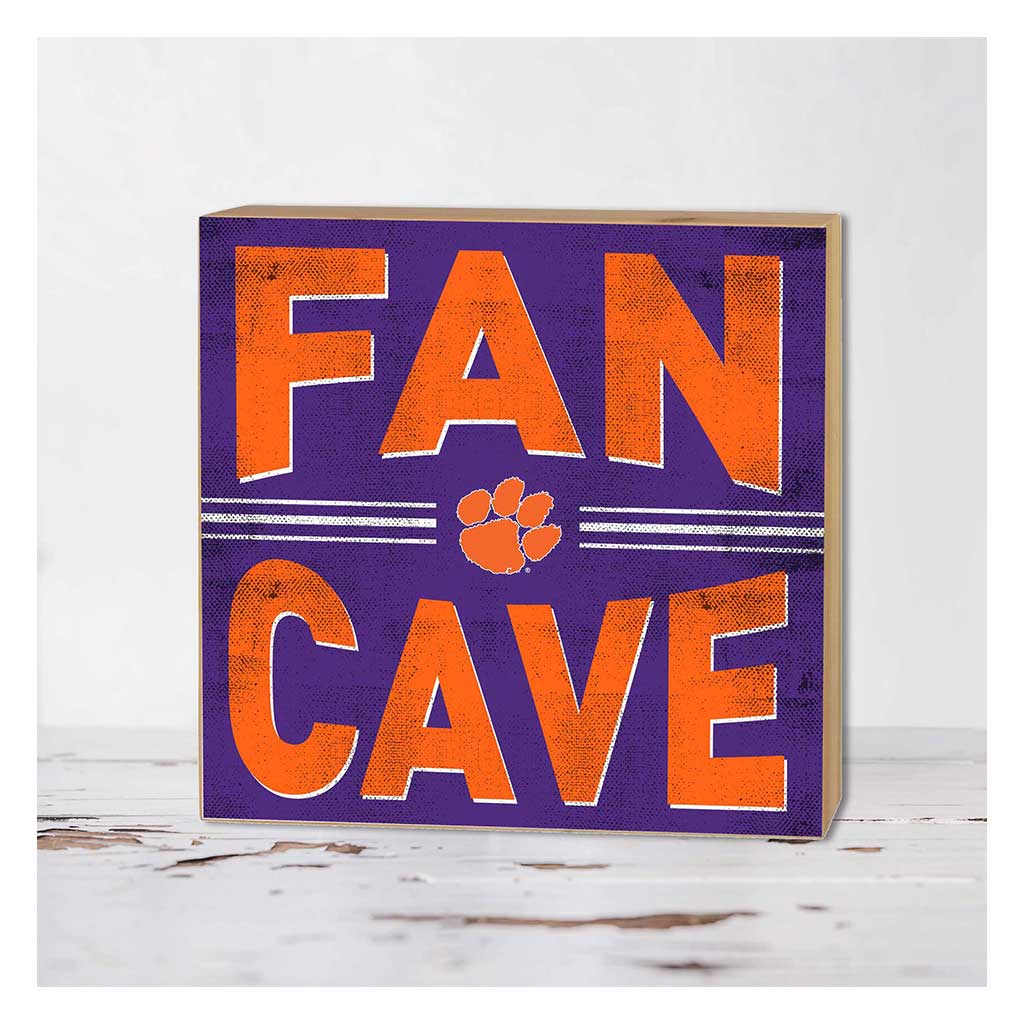 5x5 Block Fan Cave Clemson Tigers