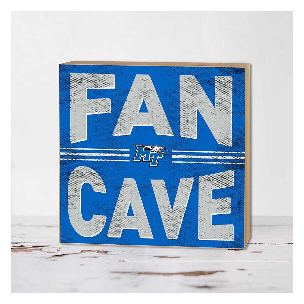 5x5 Block Fan Cave Middle Tennessee State Blue Raiders