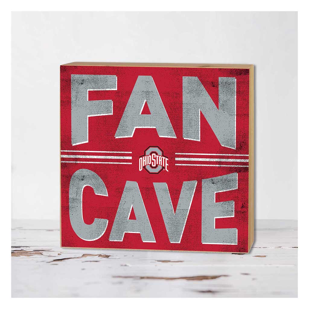 5x5 Block Fan Cave Ohio State Buckeyes
