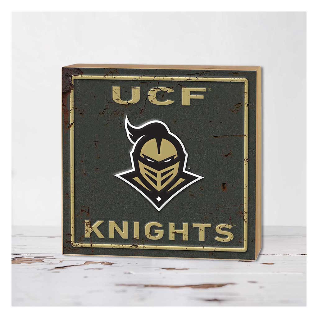 5x5 Block Faux Rusted Tin Central Florida Knights