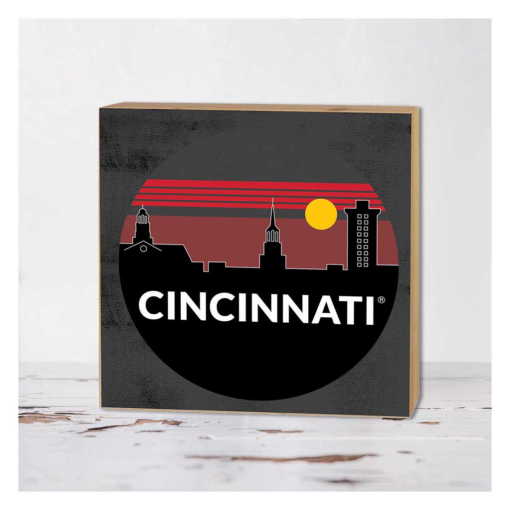 5x5 UScape Skyline Block Cincinnati Bearcats
