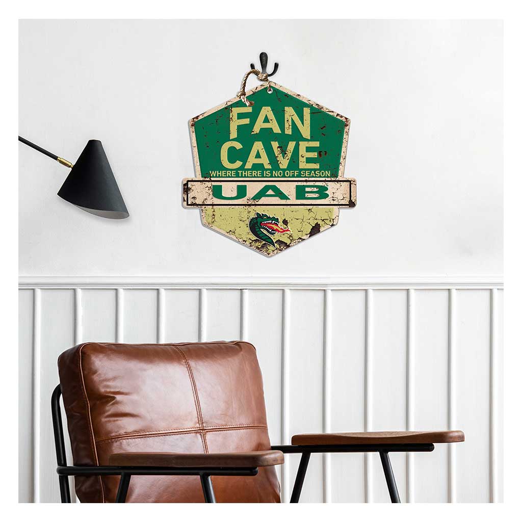 Rustic Badge Fan Cave Sign Alabama Birmingham Blazers