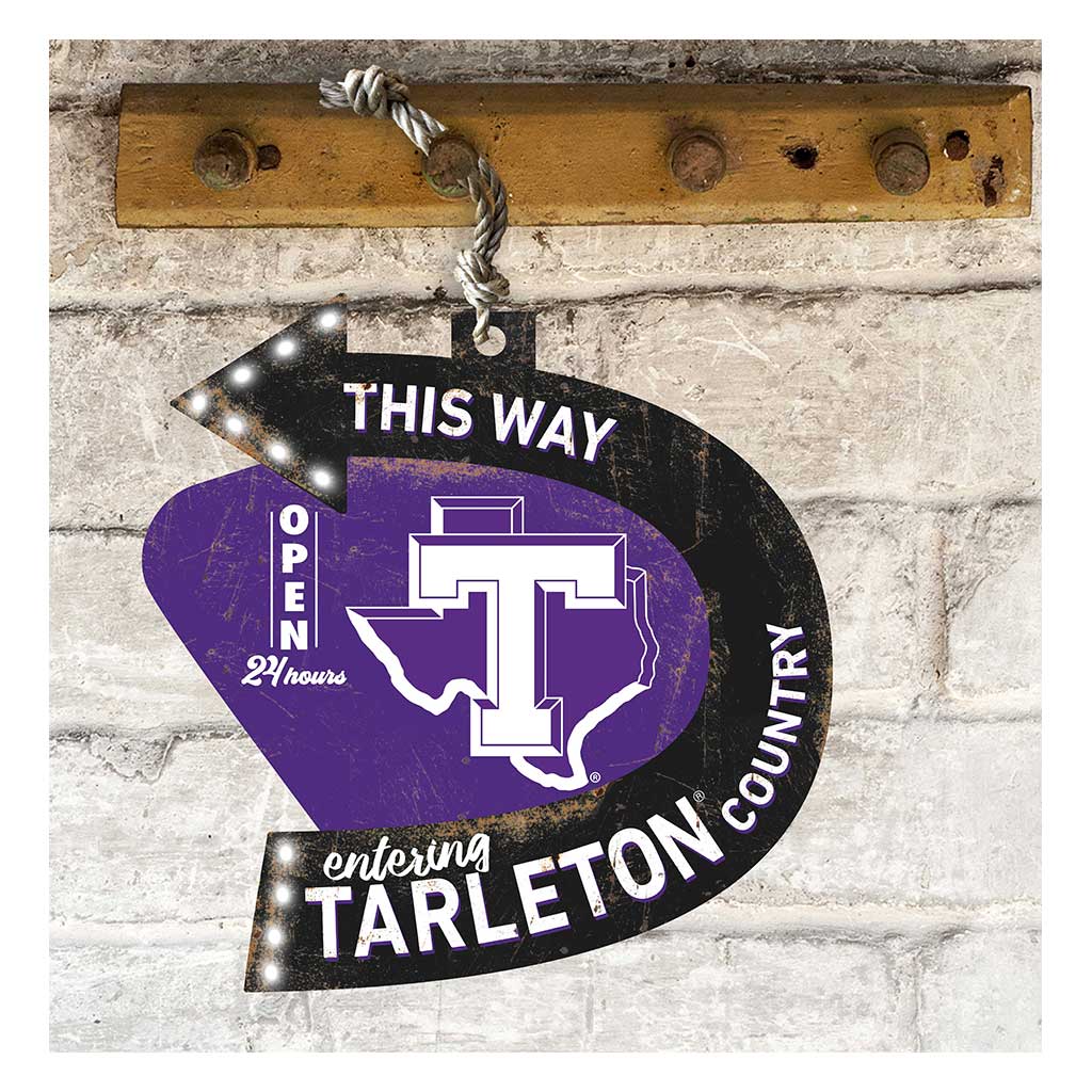 Arrow Sign This Way Tarleton State University Texans