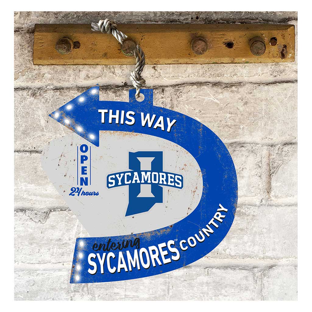 Arrow Sign This Way Indiana State Sycamores