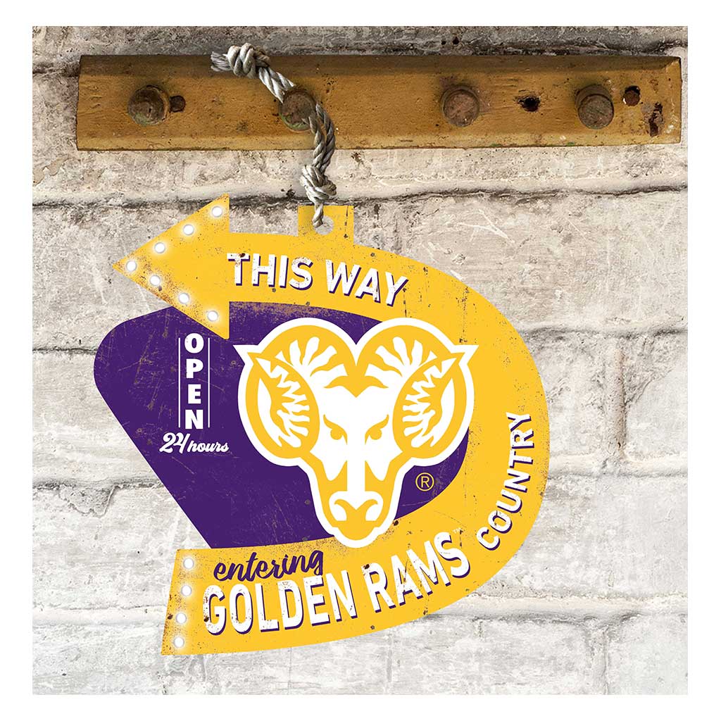 Arrow Sign This Way West Chester Golden Rams