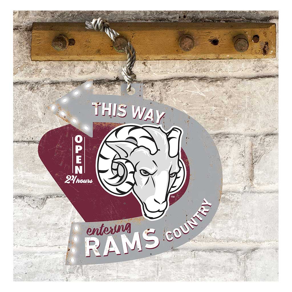 Arrow Sign This Way Fordham Rams