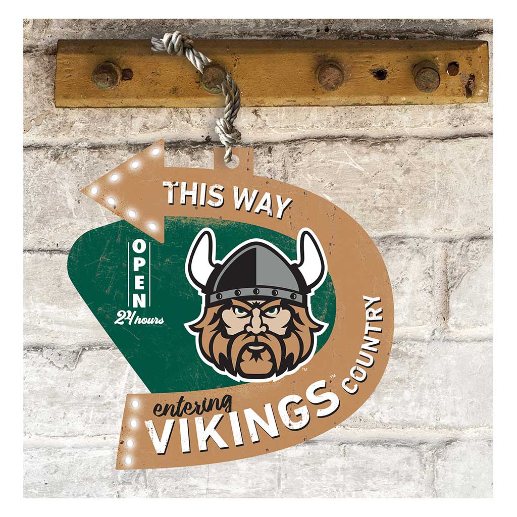 Arrow Sign This Way Cleveland State Vikings