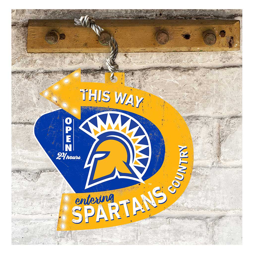 Arrow Sign This Way San Jose State Spartans