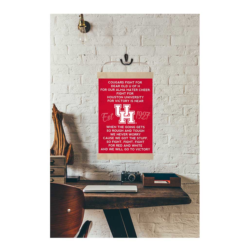 Reversible Banner Sign Fight Song Houston Cougars