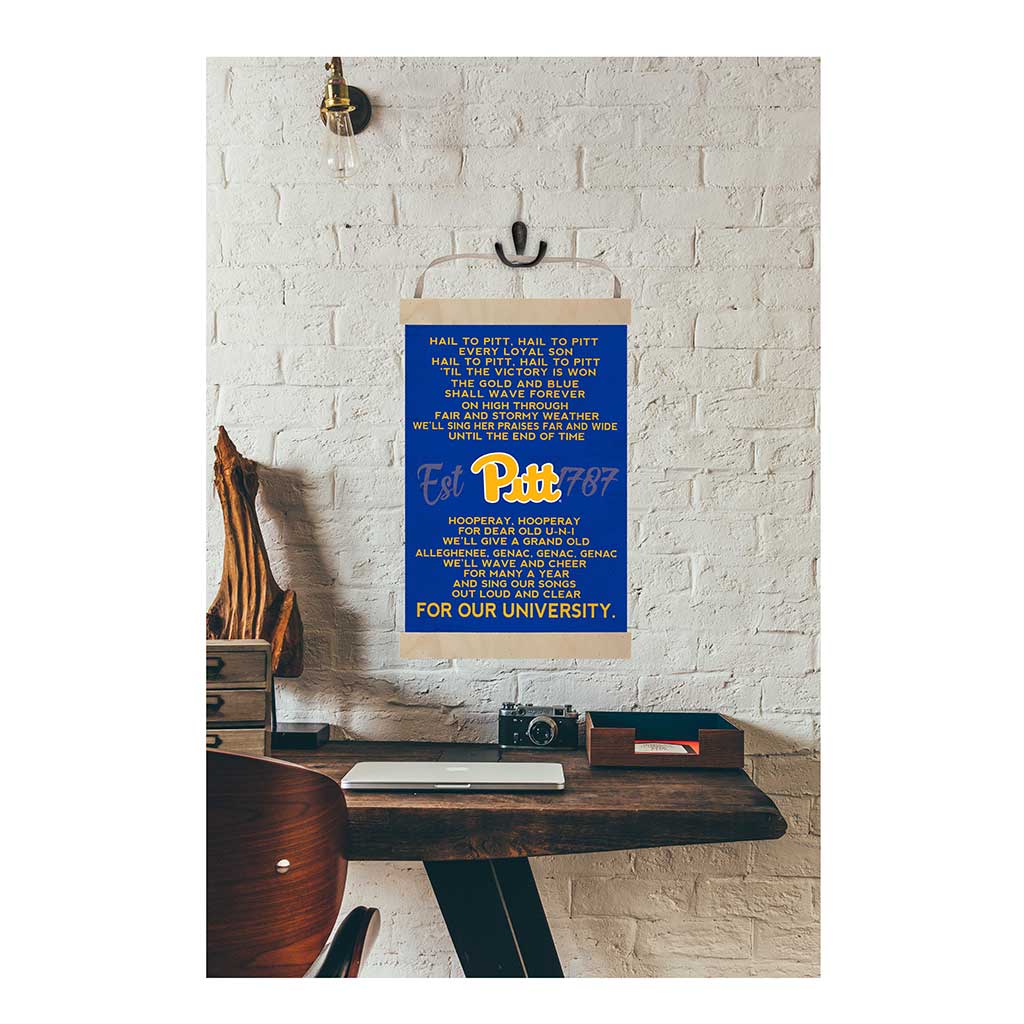 Reversible Banner Sign Fight Song Pittsburgh Panthers