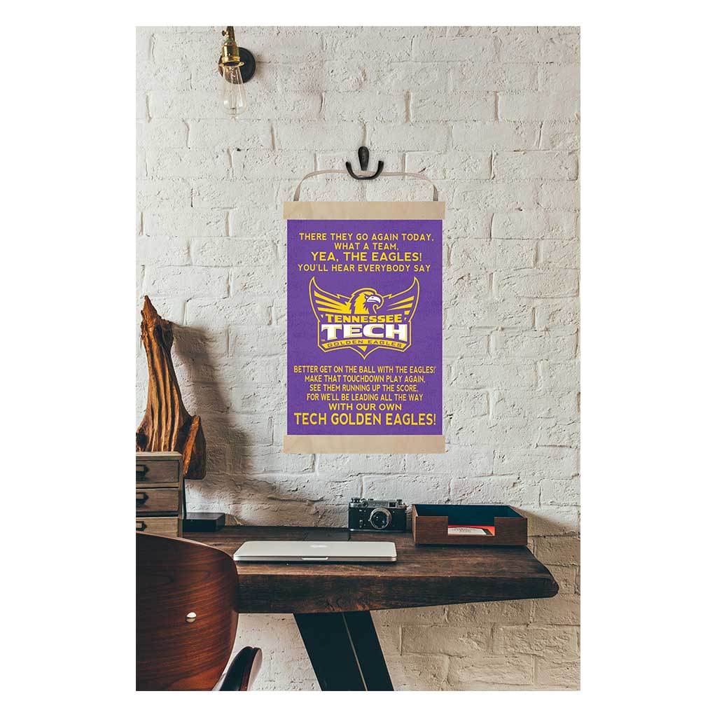 Reversible Banner Sign Fight Song Tennessee Tech Golden Eagles