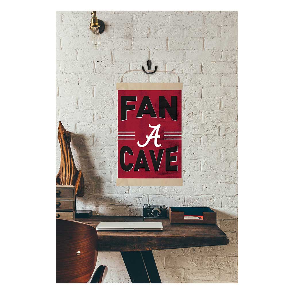 Reversible Banner Sign Fan Cave Alabama Crimson Tide