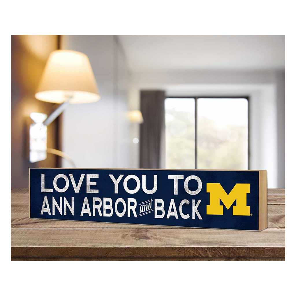 3x13 Block Love you to Michigan Wolverines