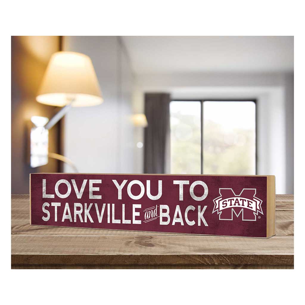 3x13 Block Love you to Mississippi State Bulldogs
