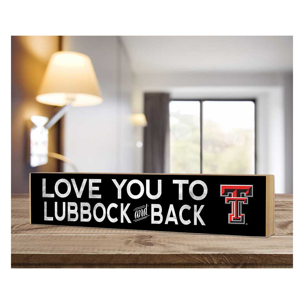 3x13 Block Love you to Texas Tech Red Raiders