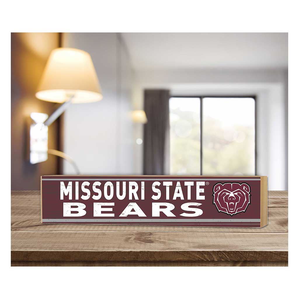 3x13 Block Team Spirit Block Missouri State Bears
