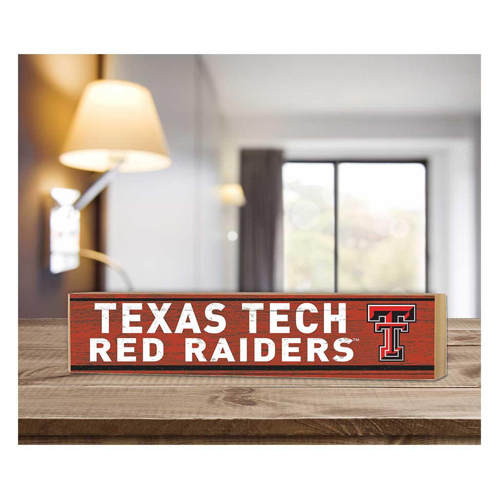 3x13 Block Team Spirit Block Texas Tech Red Raiders