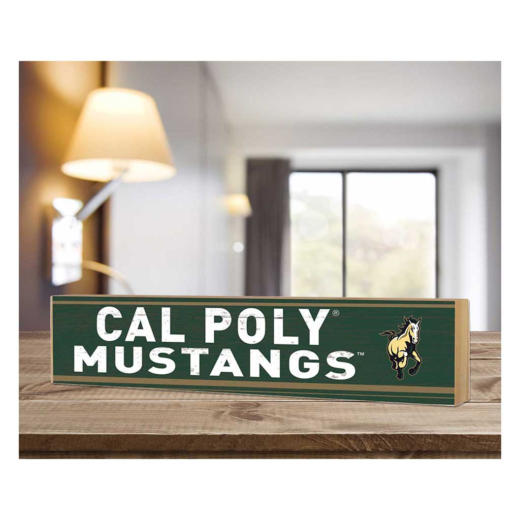 3x13 Block Team Spirit California Polytechnic State Mustangs