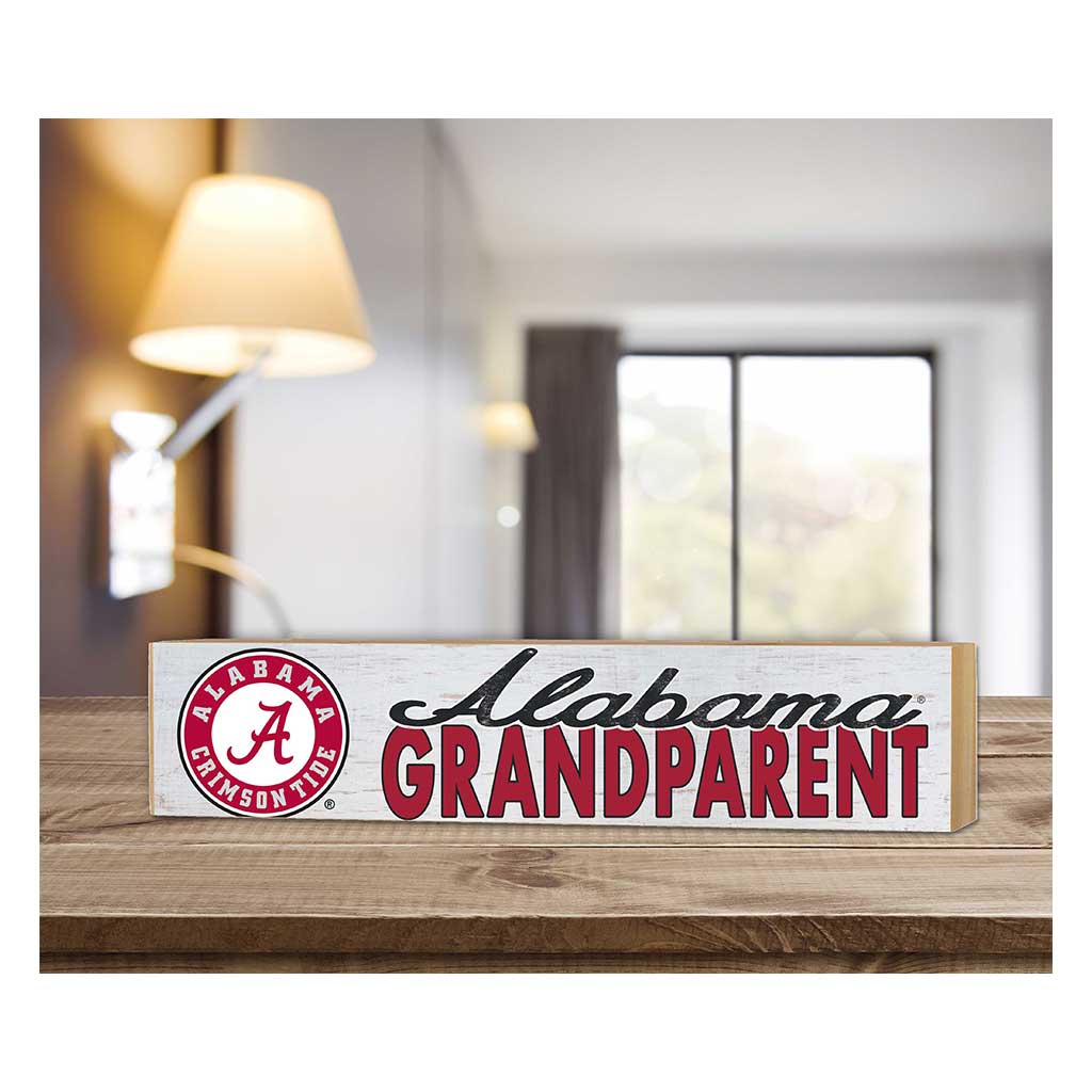 3x13 Block Weathered Grandparent Alabama Crimson Tide