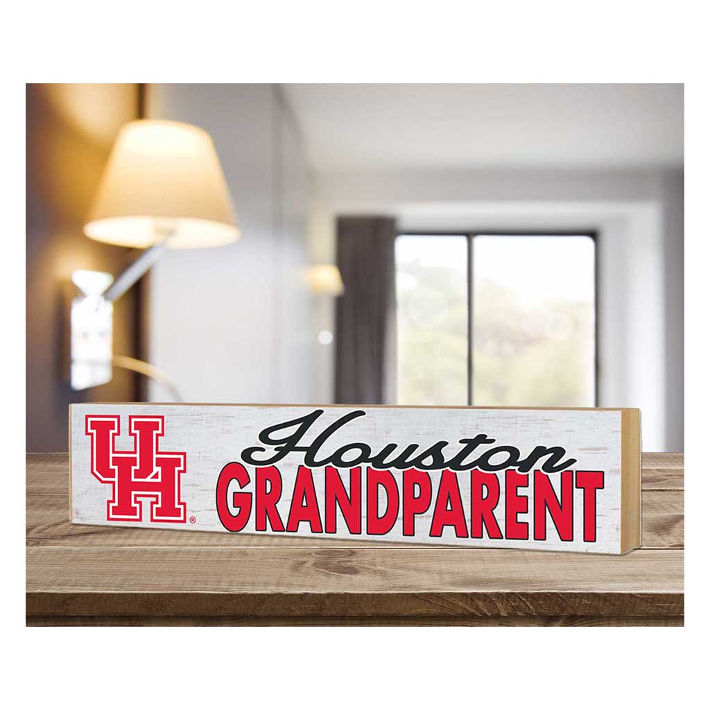 3x13 Block Weathered Grandparent Houston Cougars
