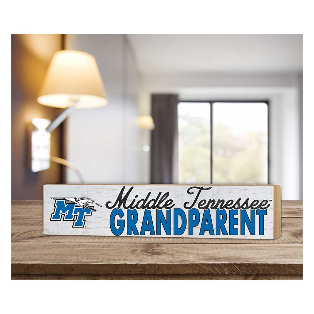 3x13 Block Weathered Grandparent Middle Tennessee State Blue Raiders