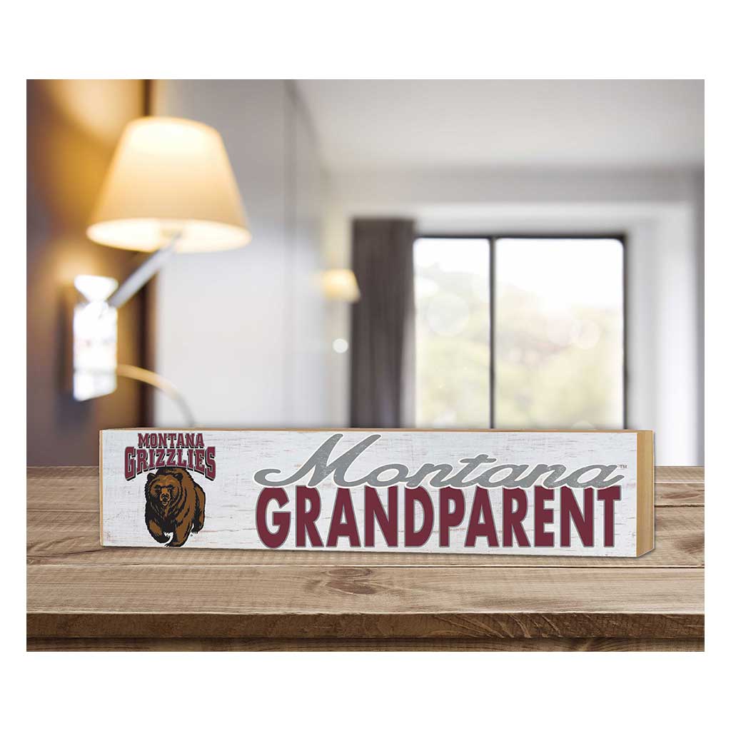 3x13 Block Weathered Grandparent Montana Grizzlies