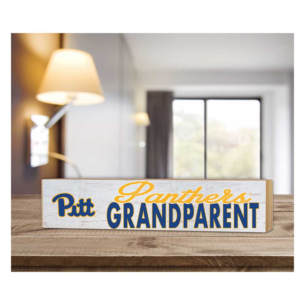 3x13 Block Weathered Grandparent Pittsburgh Panthers