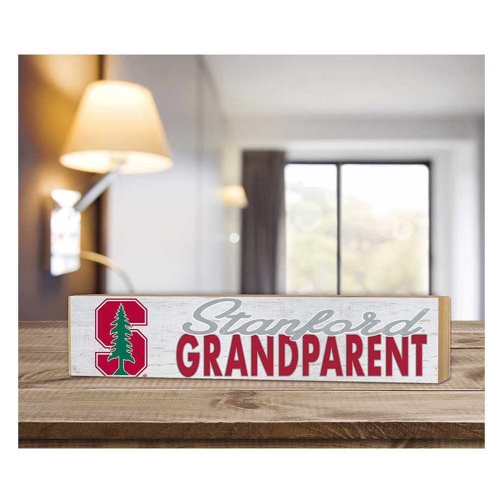 3x13 Block Weathered Grandparent Stanford Cardinal