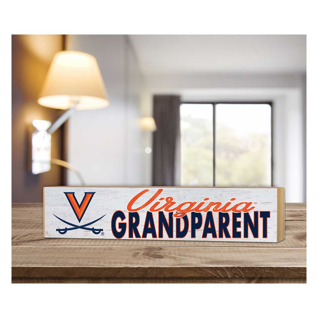 3x13 Block Weathered Grandparent Virginia Cavaliers