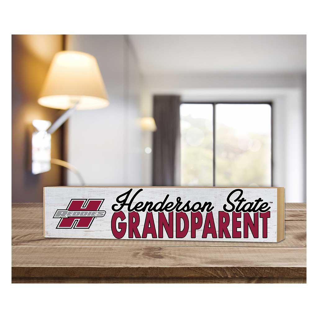 3x13 Block Weathered Grandparent Henderson State University Reddies