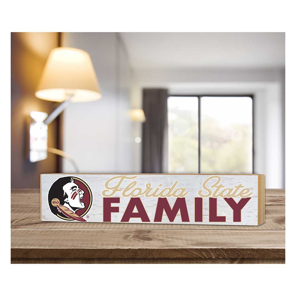 3x13 Block Weathered Team Family Block Florida State Seminoles