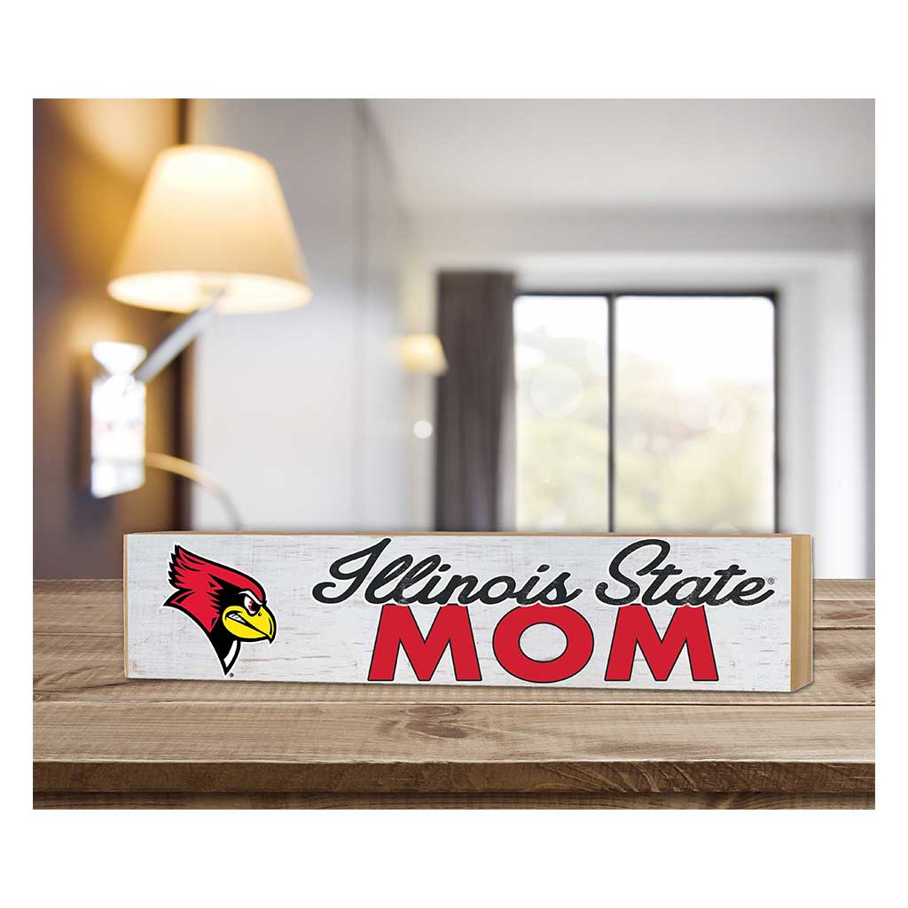 3x13 Block Weathered Mom Illinois State Redbirds