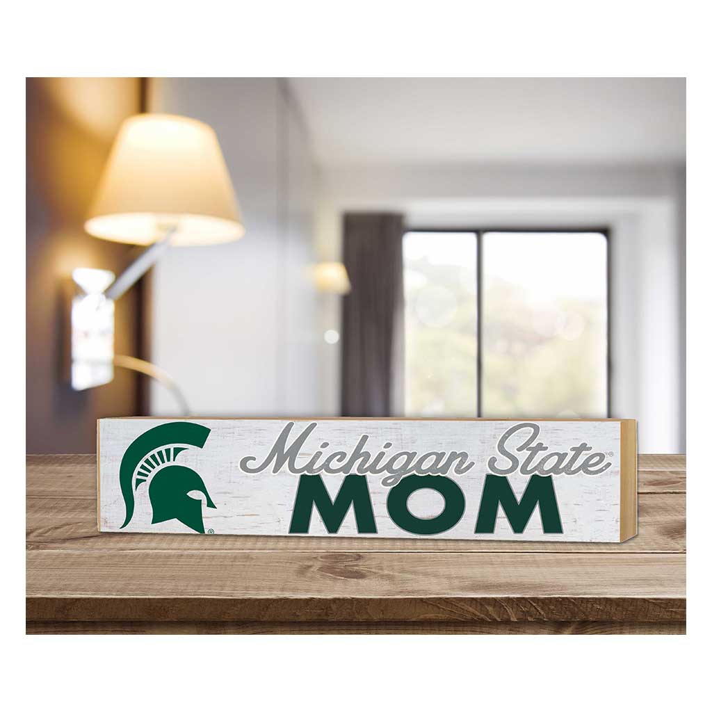 3x13 Block Weathered Mom Michigan State Spartans